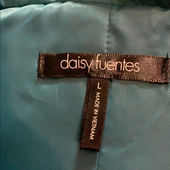 NWOT Daisy Fuentes Aquamarine Puffer Vest Jacket L - Picture 3 of 8